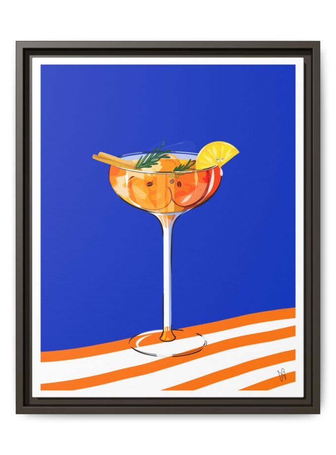 Apple Cider Canvas, Framed
