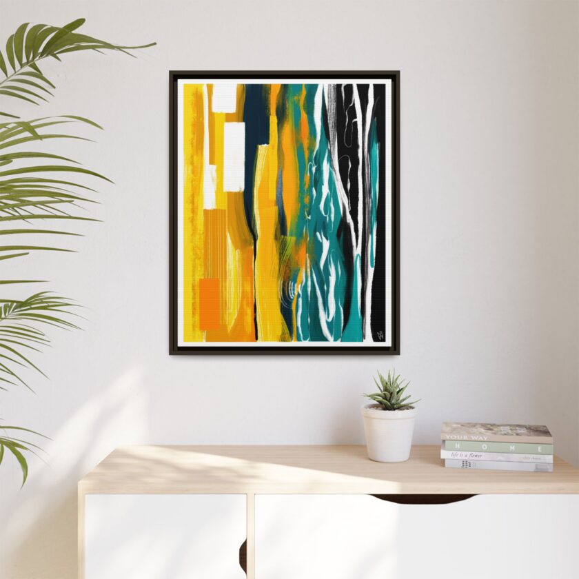 Midnight Swim Canvas, Framed - Image 67