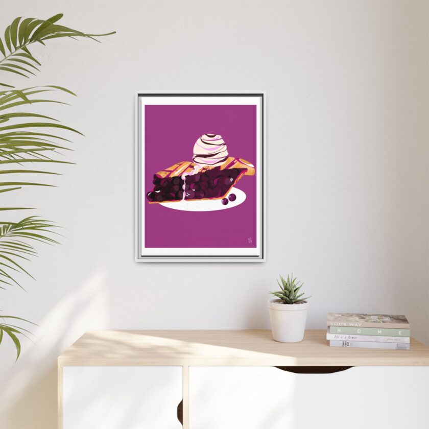 Blueberry Pie Canvas, Framed - Image 51