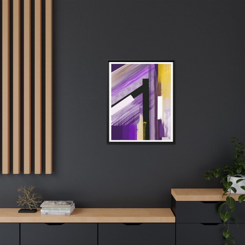 Lilac Canvas, Framed - Image 64