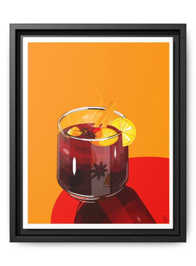 Mulled Wine Canvas, Framed
