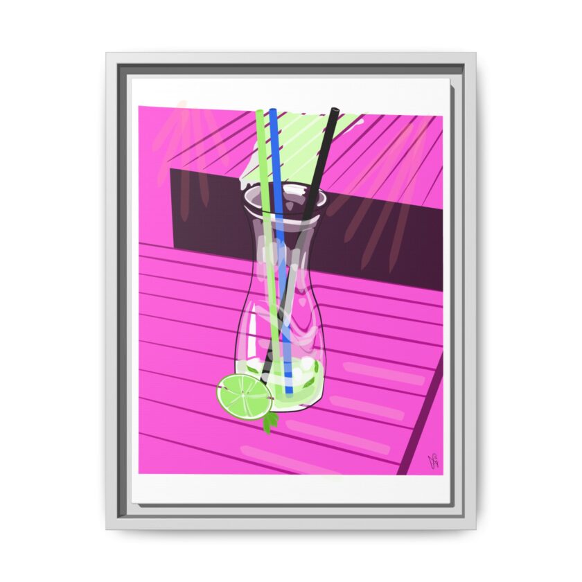 Mojito In Starigrad Canvas, Framed - Image 33