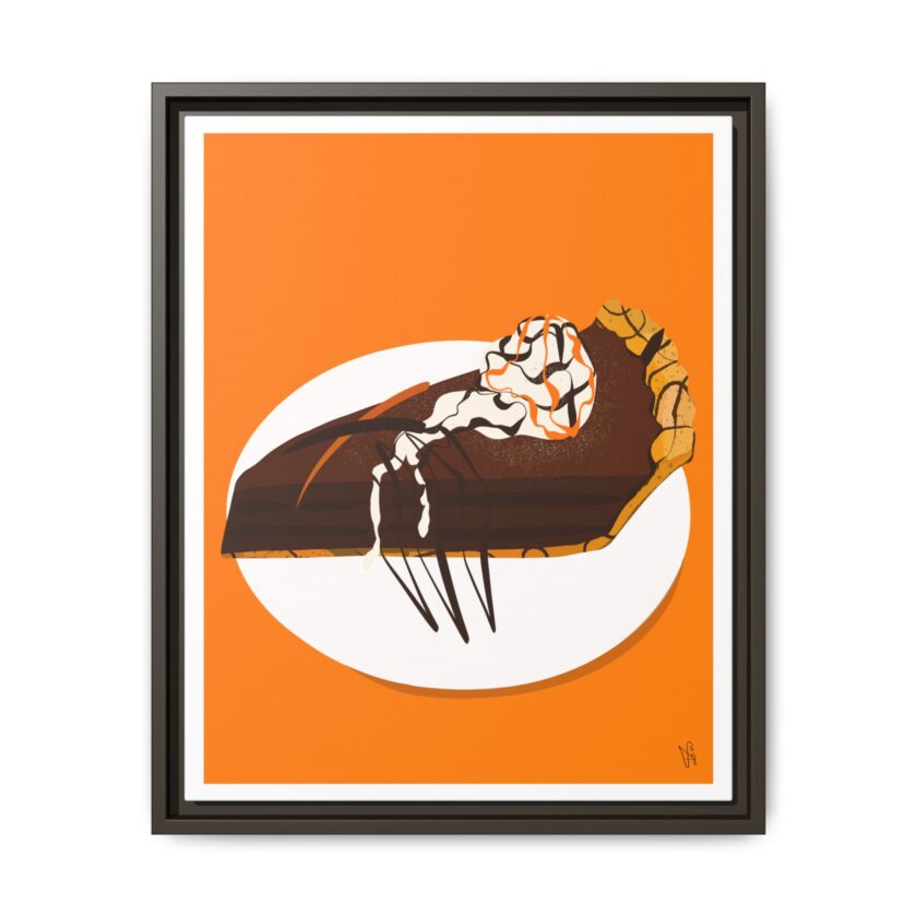 Chocolate Pie Canvas, Framed - Image 37