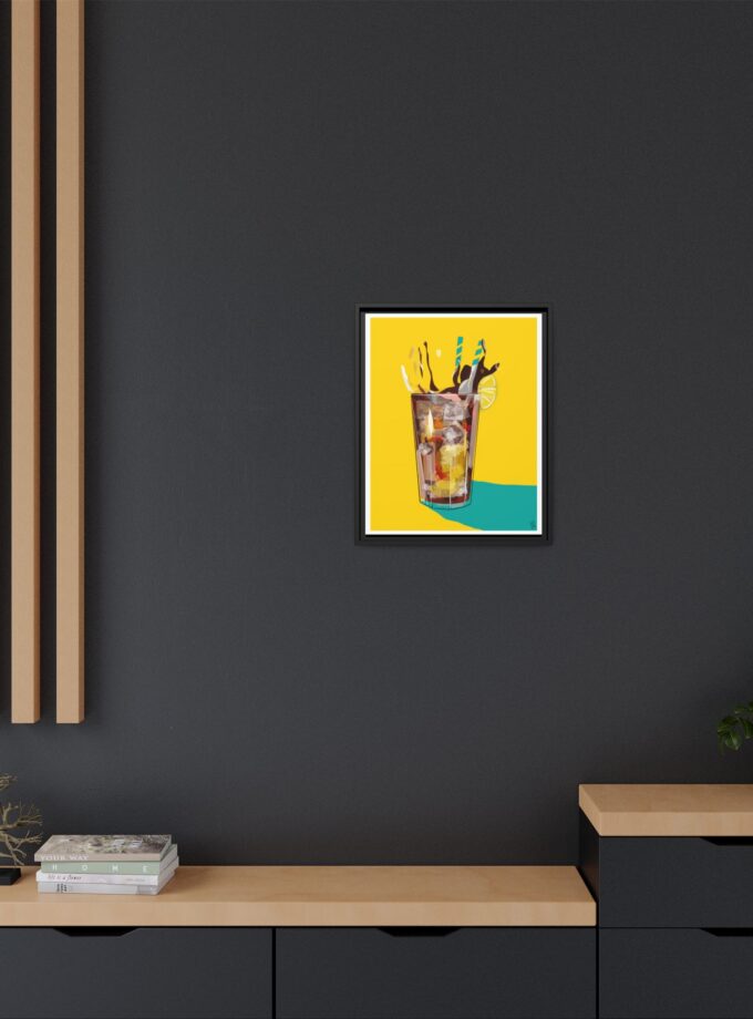 Splash Canvas, Framed