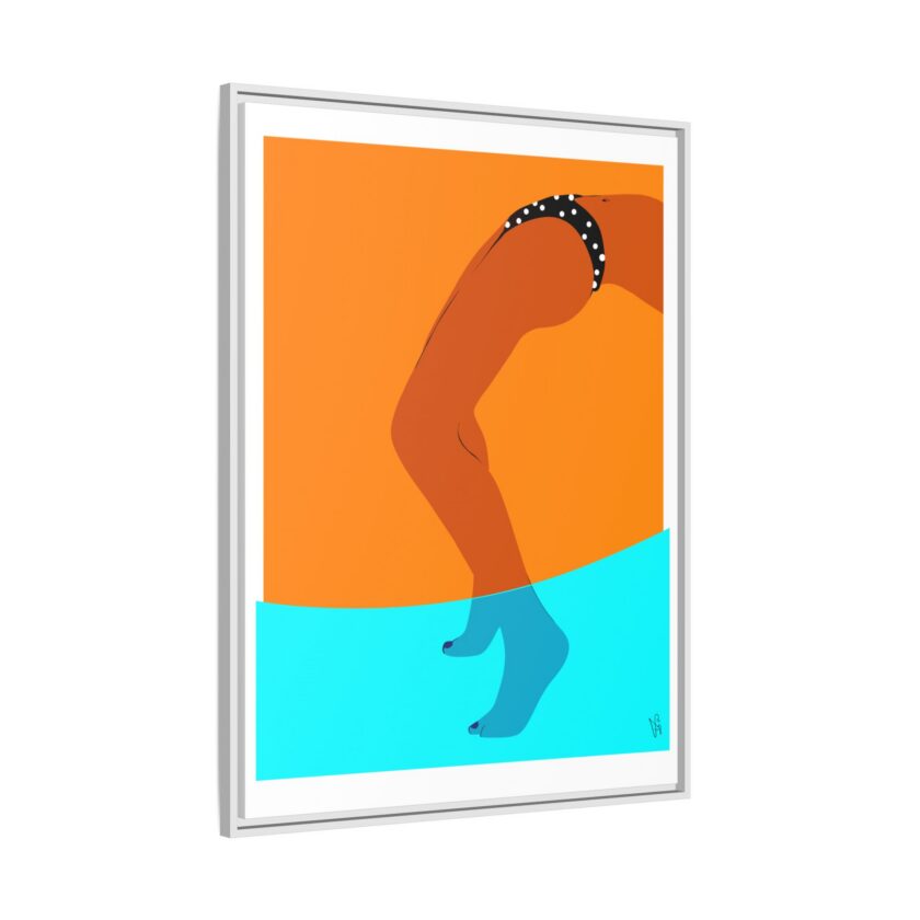 Pool Bridge Canvas, Framed - Image 58