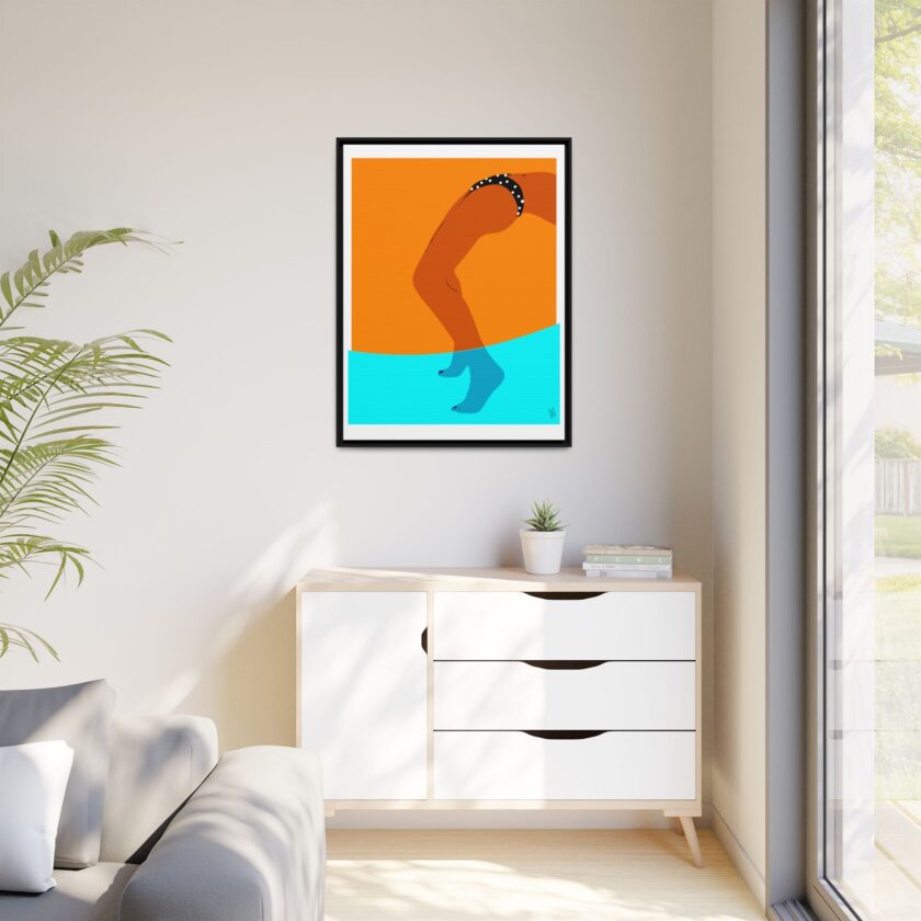 Pool Bridge Canvas, Framed - Image 19