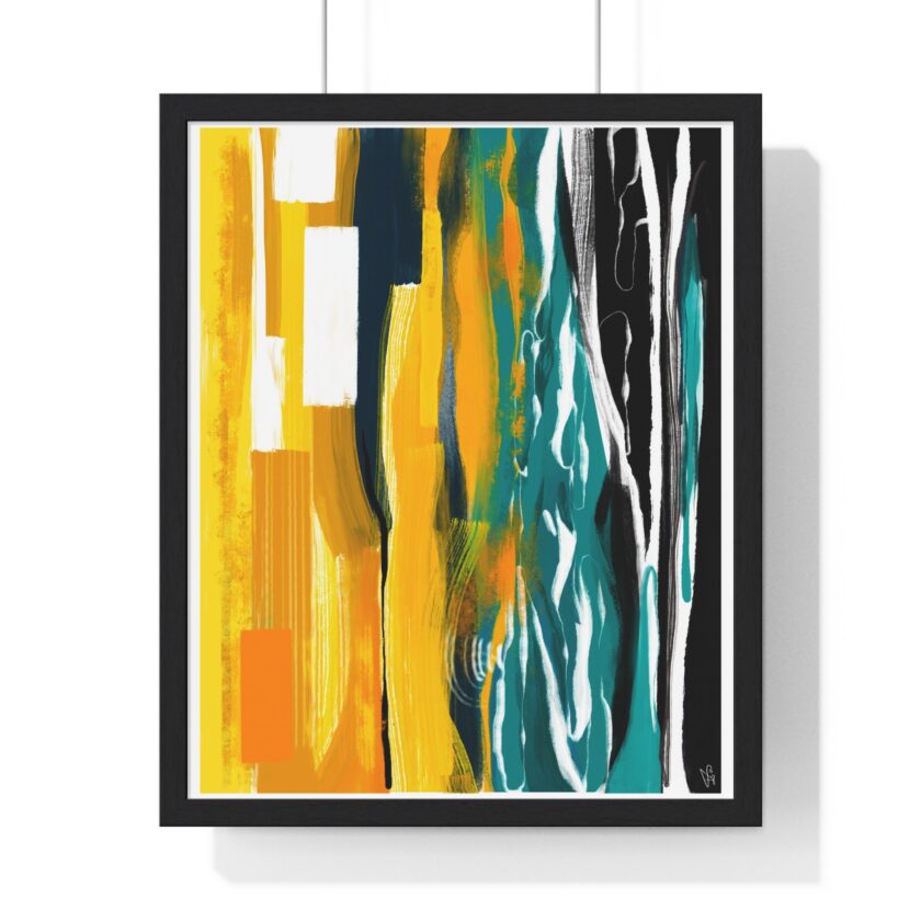 Midnight Swim Poster, Framed - Image 19