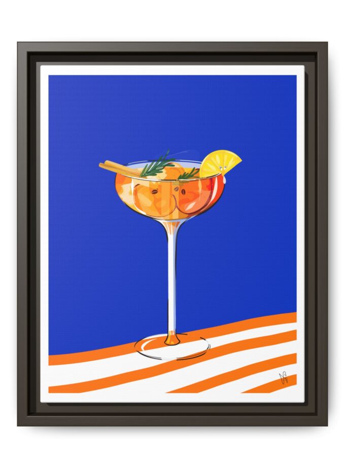 Apple Cider Canvas, Framed