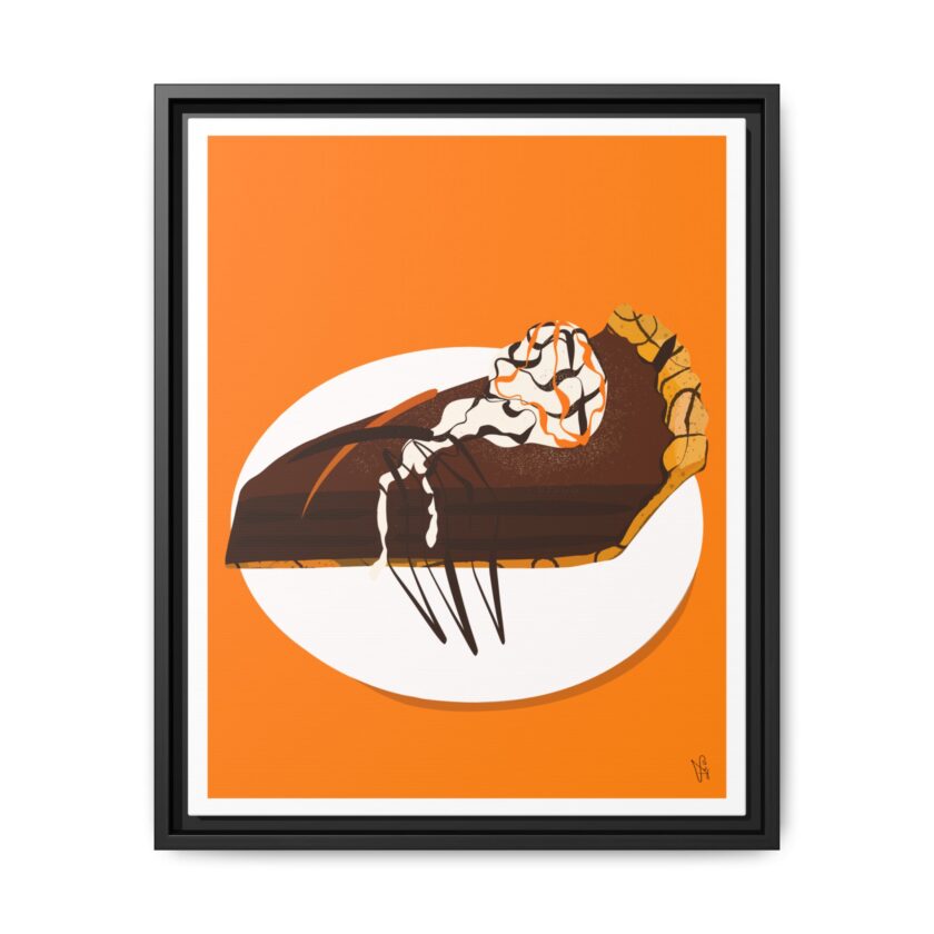 Chocolate Pie Canvas, Framed - Image 9