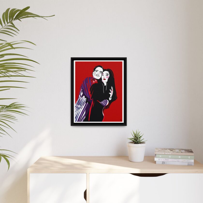 90' Bloody Halloween Canvas, Framed - Image 11