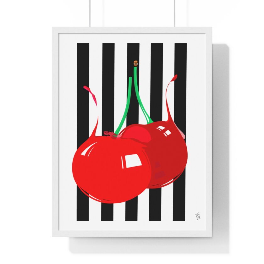 Cherries Poster, Framed - Image 10
