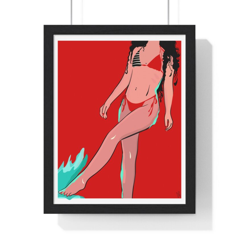 Budva Poster, Framed