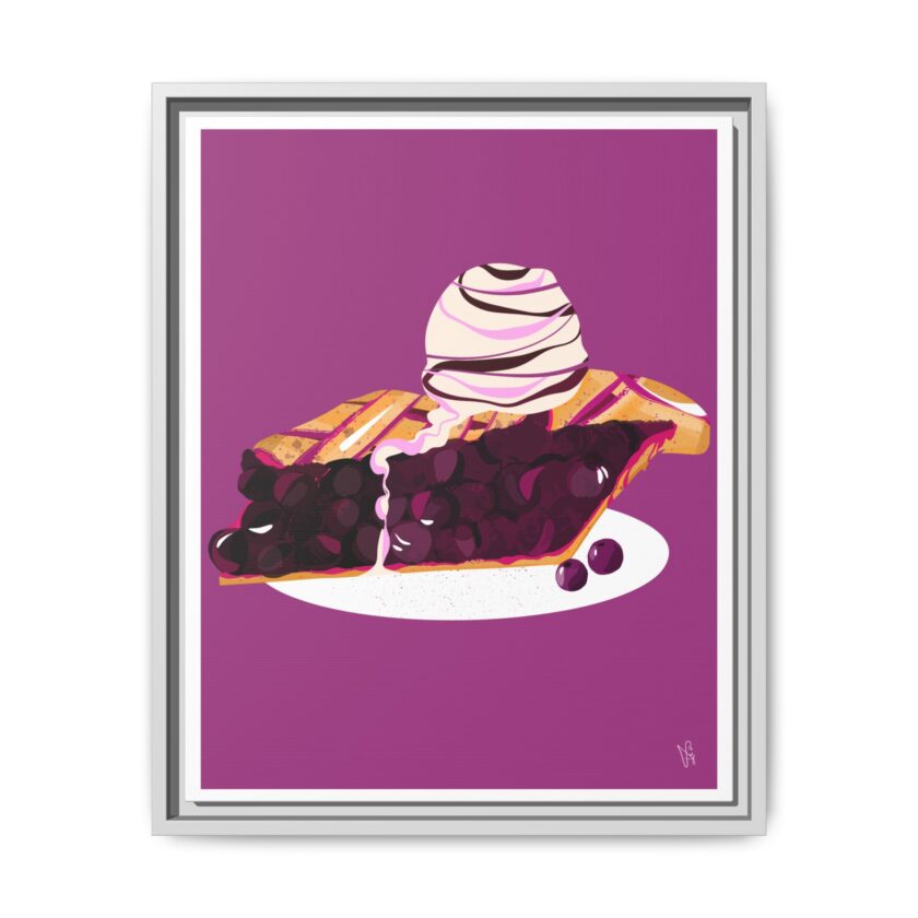 Blueberry Pie Canvas, Framed - Image 41