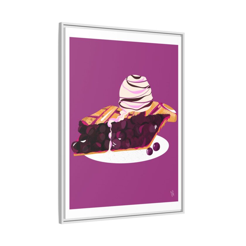 Blueberry Pie Canvas, Framed - Image 58