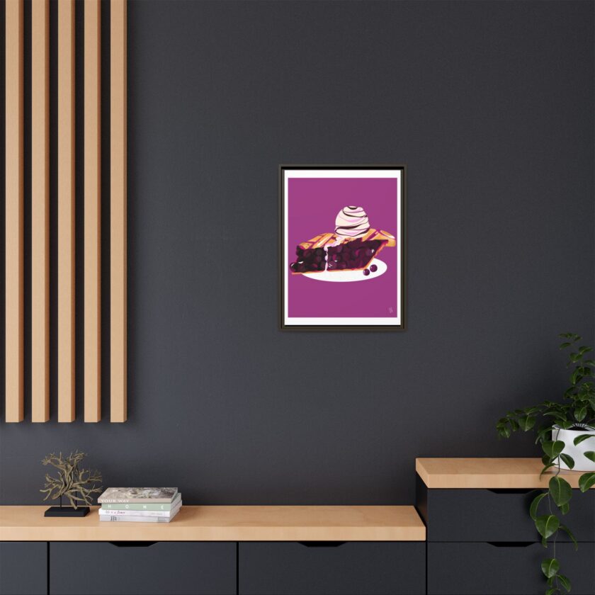 Blueberry Pie Canvas, Framed - Image 48
