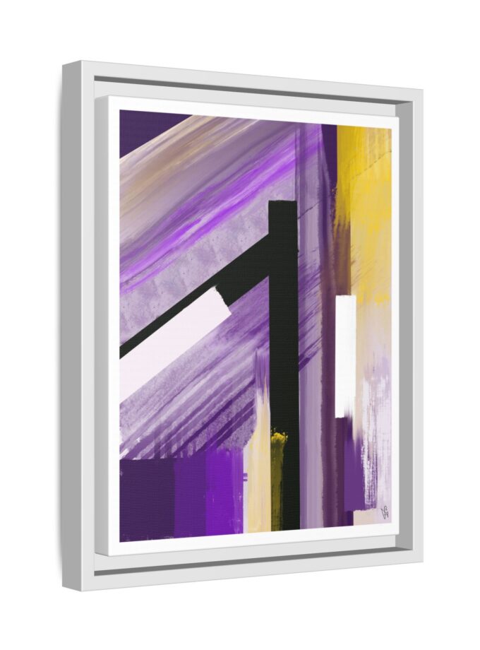 Lilac Canvas, Framed