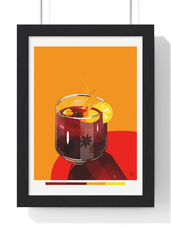 Mulled Wine Poster, Framed