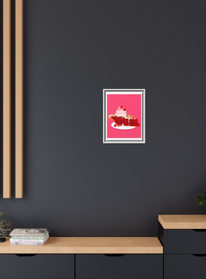 Cherry Pie Canvas, Framed