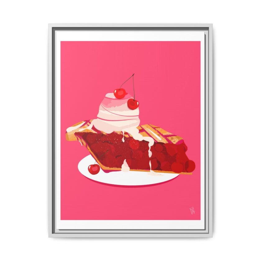 Cherry Pie Canvas, Framed - Image 49