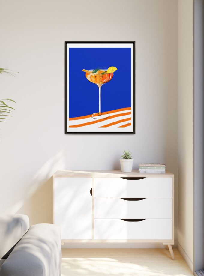 Apple Cider Canvas, Framed