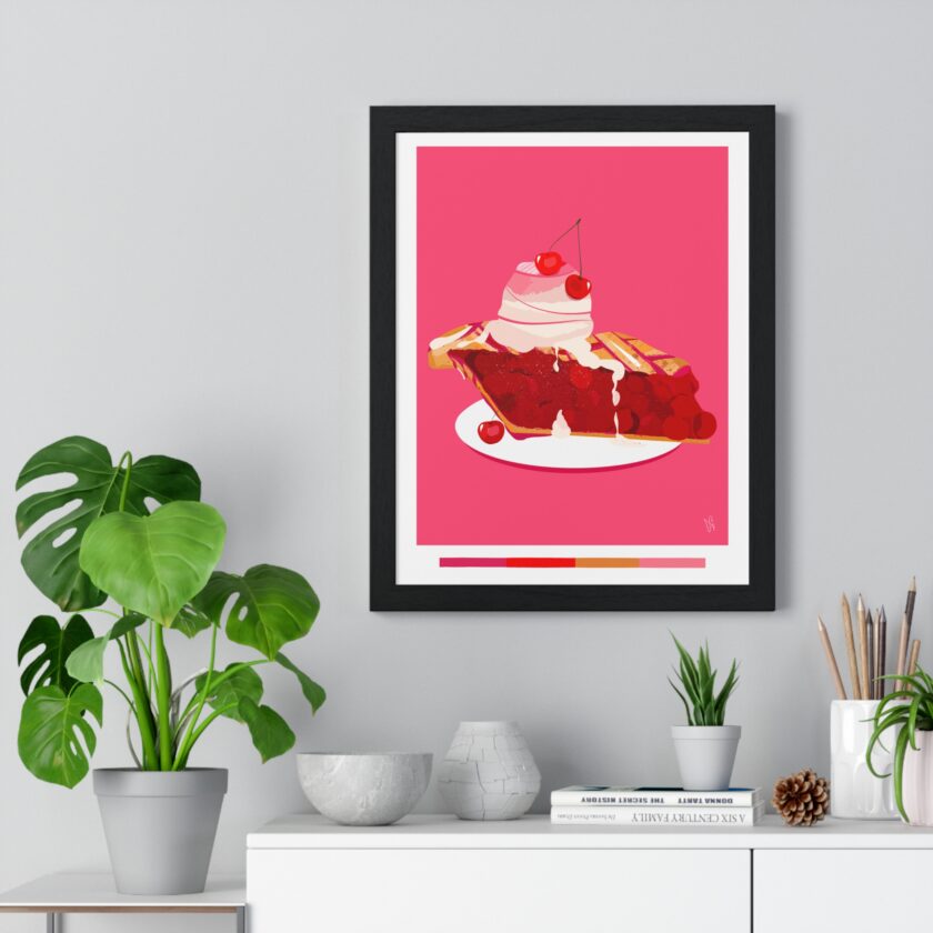 Cherry Pie Poster, Framed - Image 2