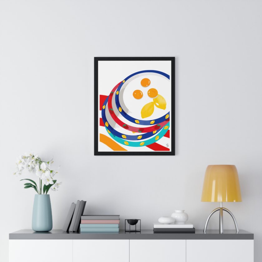 Three Yolks Poster, Framed - Image 20