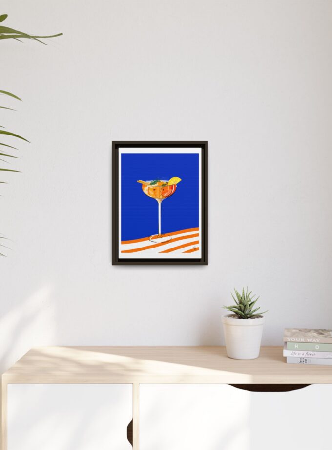 Apple Cider Canvas, Framed