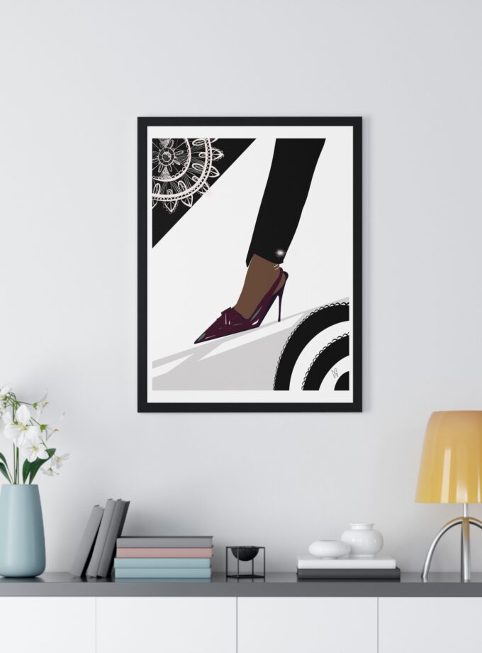 Preety Woman Poster, Framed