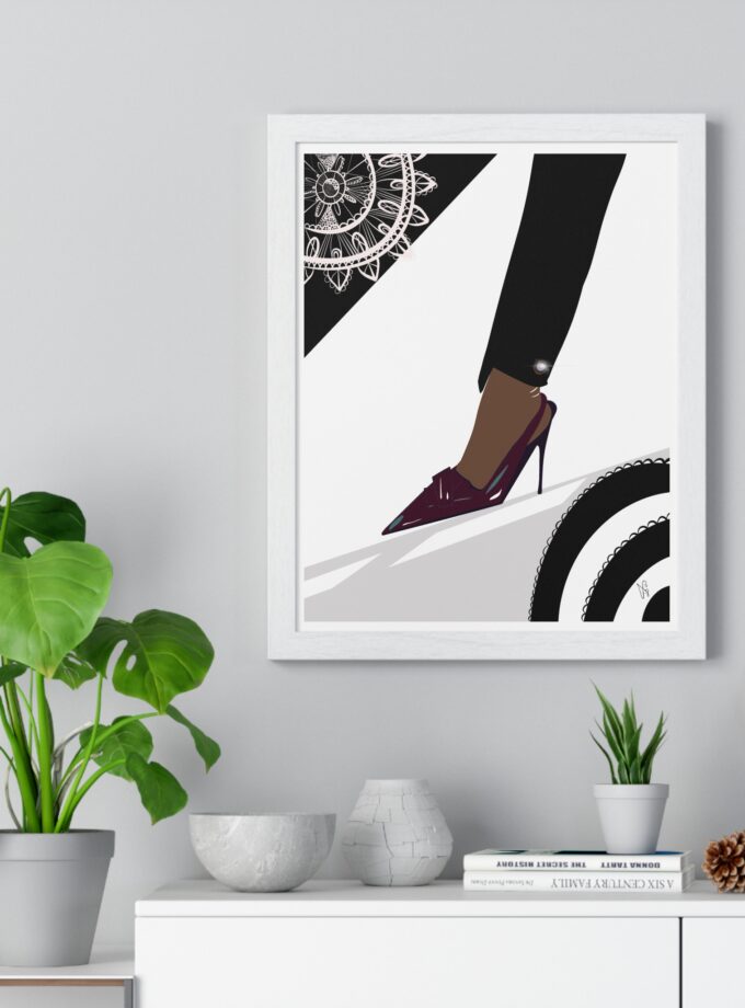 Preety Woman Poster, Framed