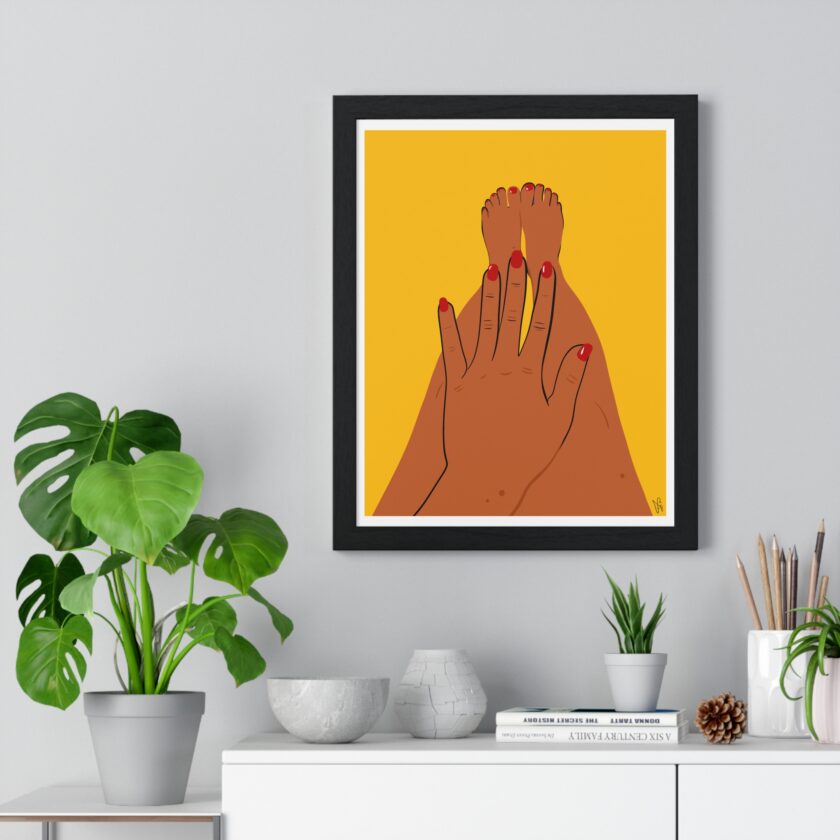 Sun Bath Poster, Framed - Image 2