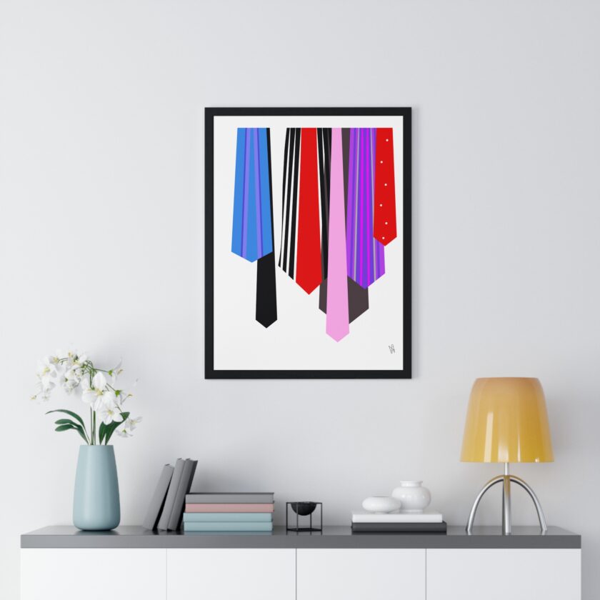 Ties Poster, Framed - Image 8