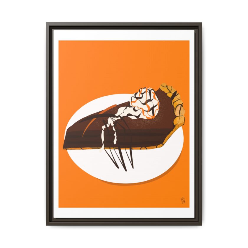 Chocolate Pie Canvas, Framed - Image 45