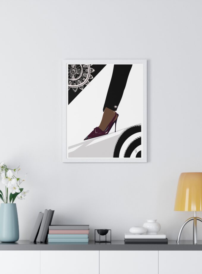 Preety Woman Poster, Framed