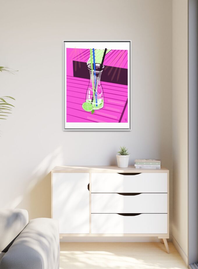 Mojito In Starigrad Canvas, Framed