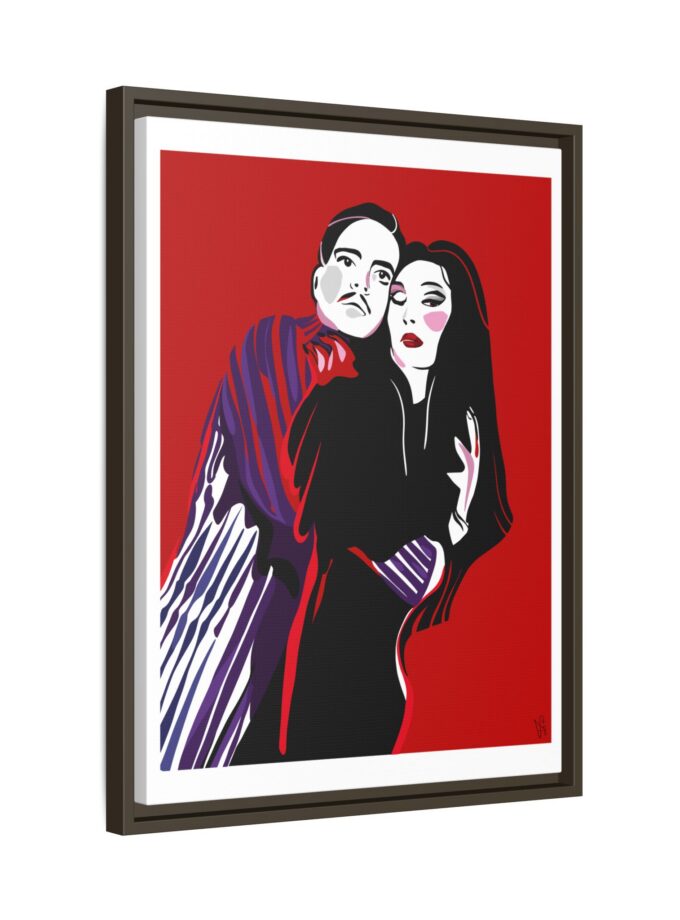 90' Bloody Halloween Canvas, Framed