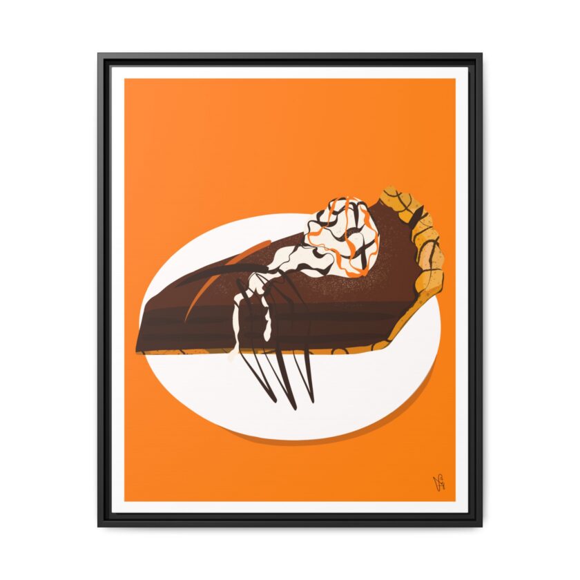 Chocolate Pie Canvas, Framed - Image 61