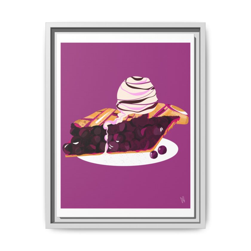 Blueberry Pie Canvas, Framed - Image 33