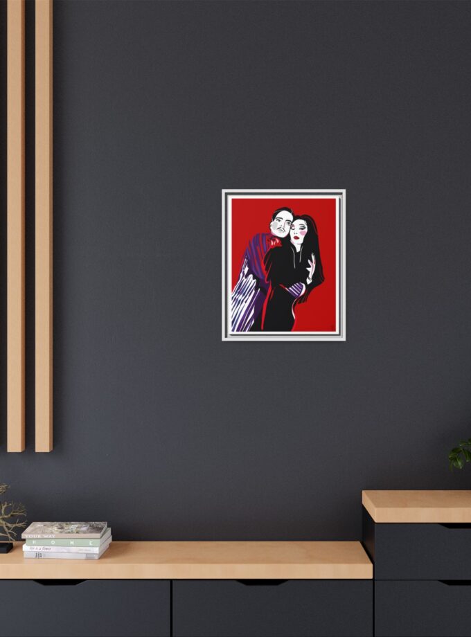 90' Bloody Halloween Canvas, Framed