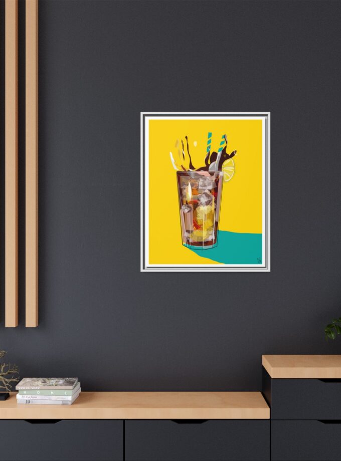 Splash Canvas, Framed