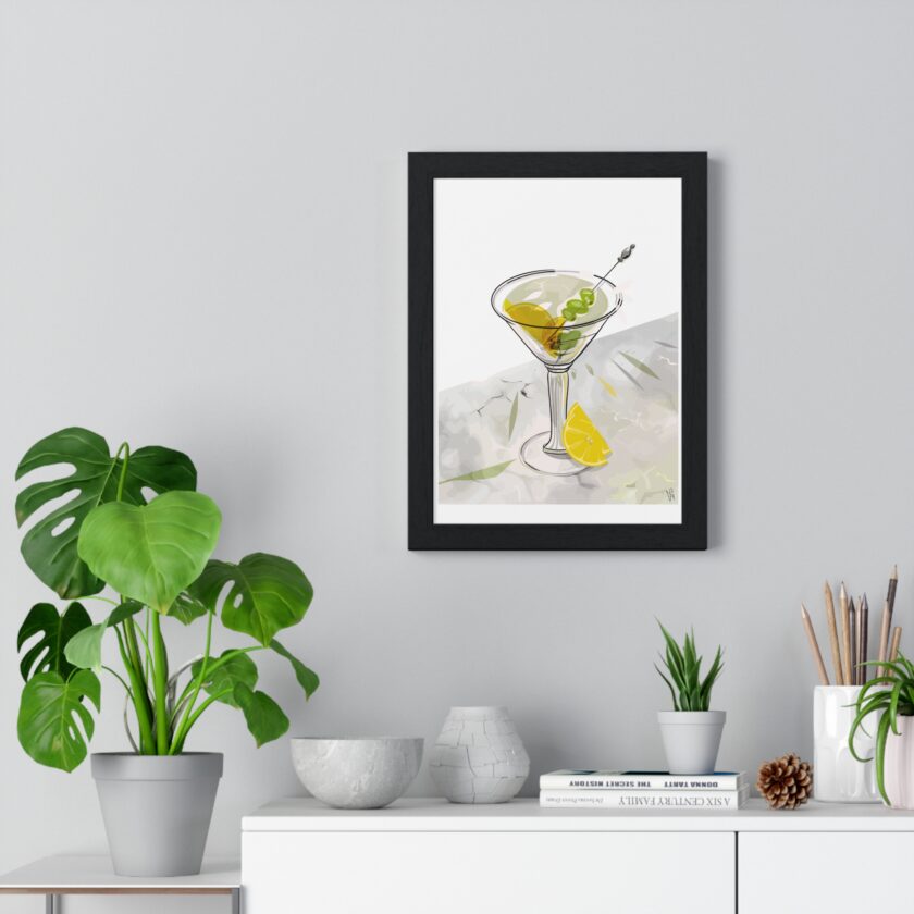 Dirty Martini Poster, Framed - Image 14