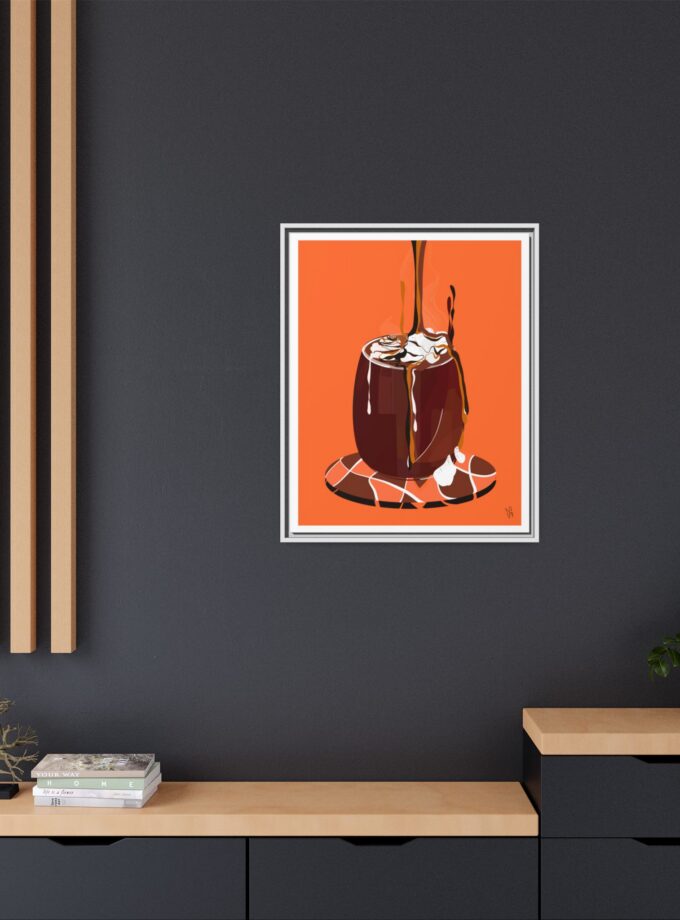 Hot Chocolate Canvas, Framed