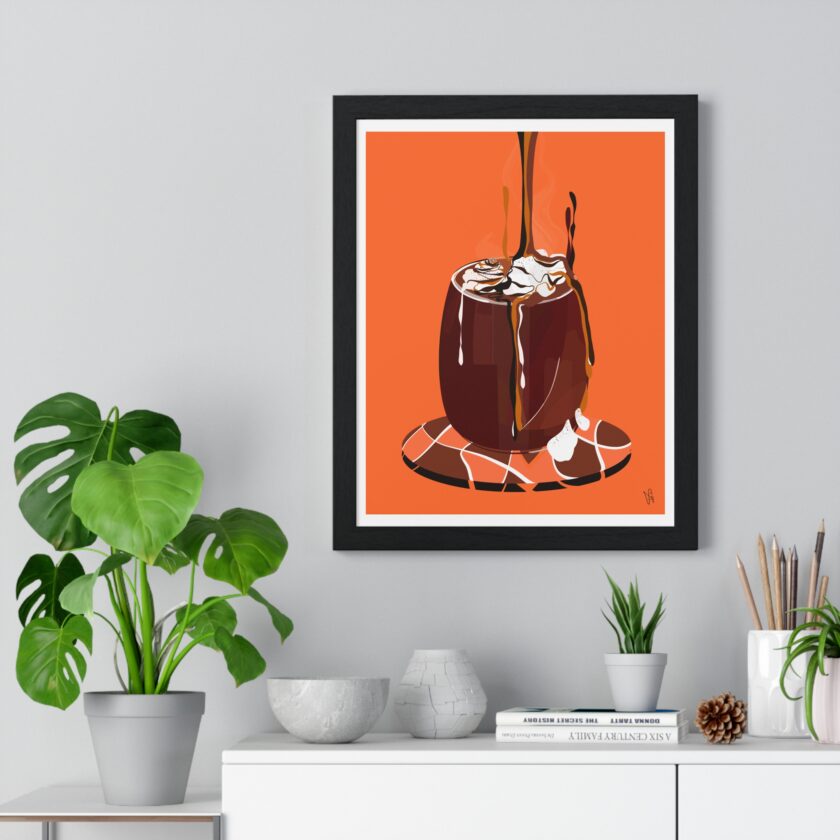 Hot Chocolate Poster, Framed - Image 2