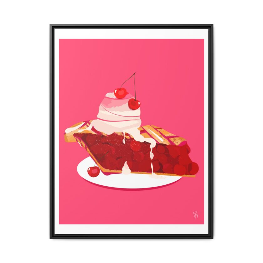Cherry Pie Canvas, Framed - Image 17