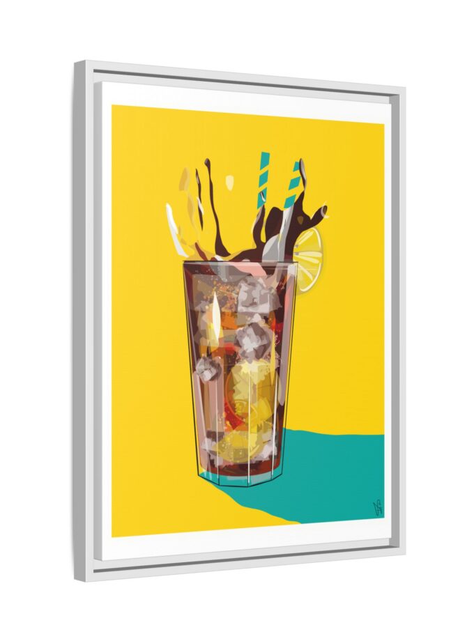 Splash Canvas, Framed