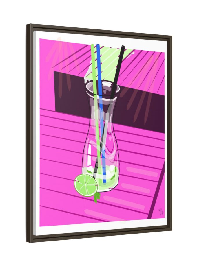 Mojito In Starigrad Canvas, Framed