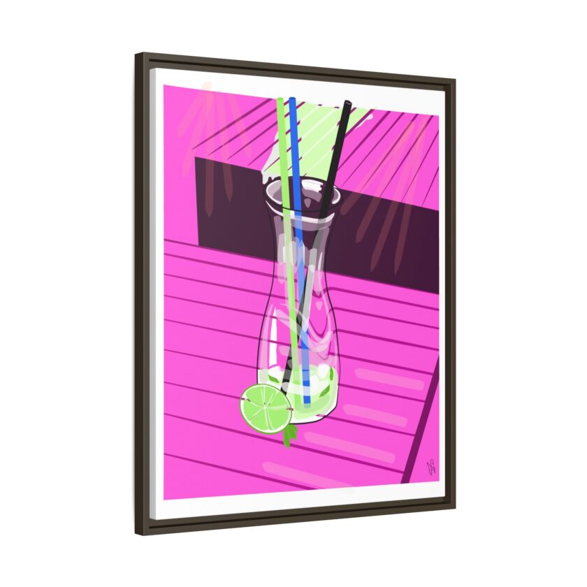 Mojito In Starigrad Canvas, Framed - Image 66
