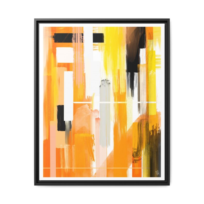 Liquid Gold Canvas, Framed - Image 61