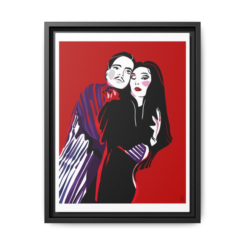 90' Bloody Halloween Canvas, Framed - Image 5