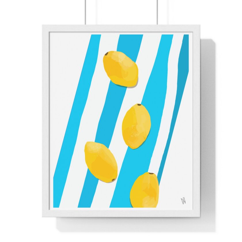 Lemon Water Poster, Framed - Image 22