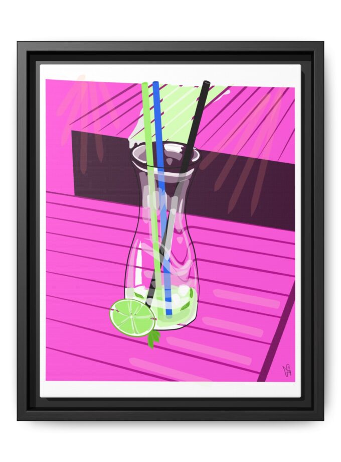 Mojito In Starigrad Canvas, Framed